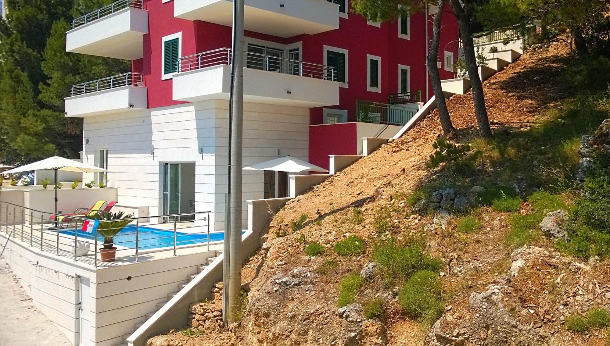Villasanta De Luxe Apartments With Pool Marusici  Eksteriør bilde